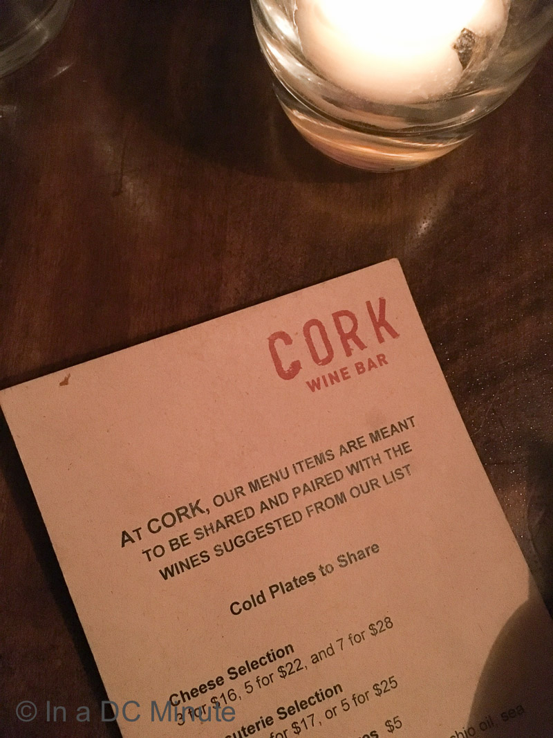 Date Night Cork Wine Bar In a DC Minute