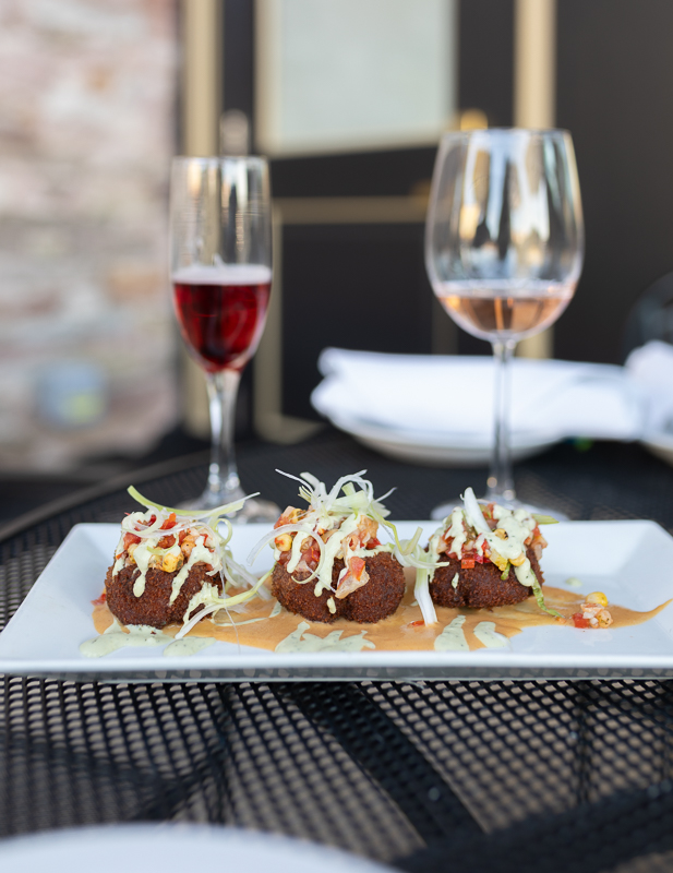 Zambistro in Medina, NY continues to be a favorite of ours. The patio dining option is perfect for the warmer months. The crabcakes the best starter.