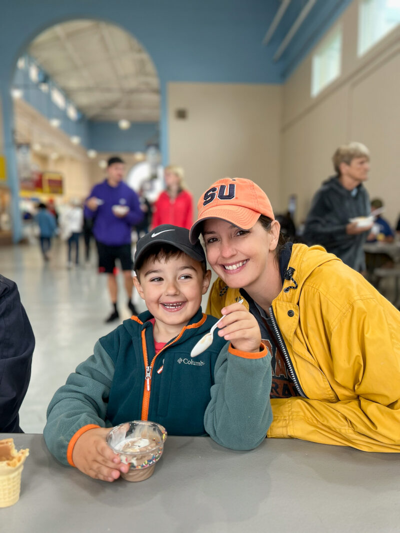 Ice Cream from Byrne and Dairy at the New York State Fair.