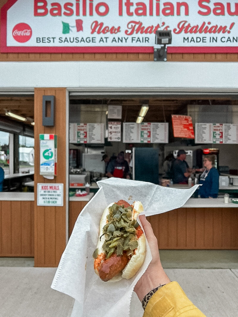Basilio Italian Sausage at the New York State Fair. Called the best sausage at any fair.