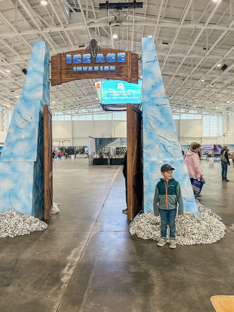 The Ice Age invasion at the NYS Fair in Syracuse was full of exhibits.